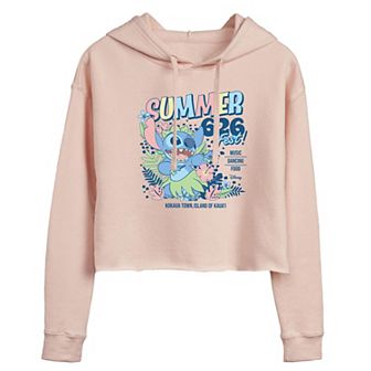 Disney's Lilo & Stitch Juniors' Summer 626 Fest Cropped Hoodie