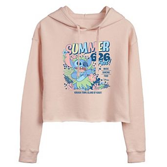 Disney's Lilo & Stitch Juniors' Summer 626 Fest Cropped Hoodie