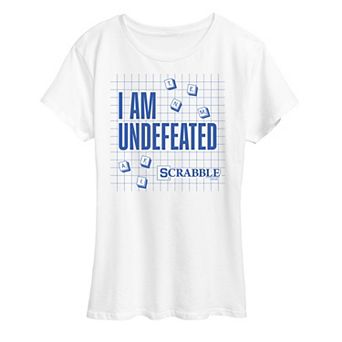 Women's Scrabble I Am Undefeated Tee