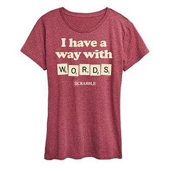 Women's Scrabble I Have A Way With Words Tee
