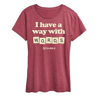 Women's Scrabble I Have A Way With Words Tee