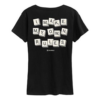 Women's Scrabble I Make My Own Rules Tee
