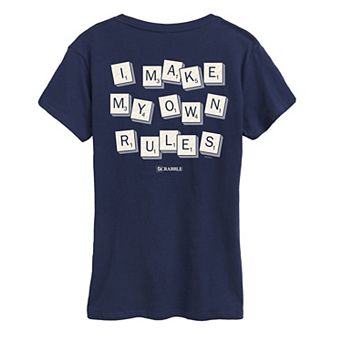 Women's Scrabble I Make My Own Rules Tee