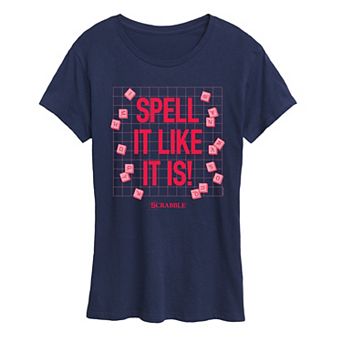 Women's Scrabble Spell It Like It Is Tee