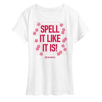 Women's Scrabble Spell It Like It Is Tee