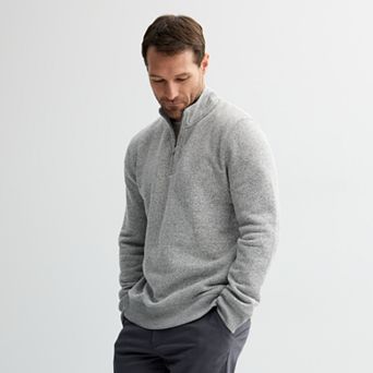 Men's Sonoma Goods For Life® Sweater Fleece Quarter Zip Pullover
