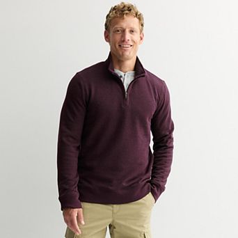 Men's Sonoma Goods For Life® Sweater Fleece Quarter Zip Pullover