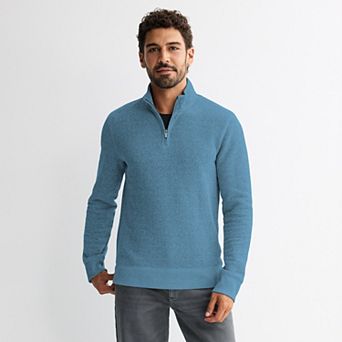 Men's Sonoma Goods For Life® Sweater Fleece Quarter Zip Pullover