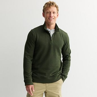 Men's Sonoma Goods For Life® Sweater Fleece Quarter Zip Pullover