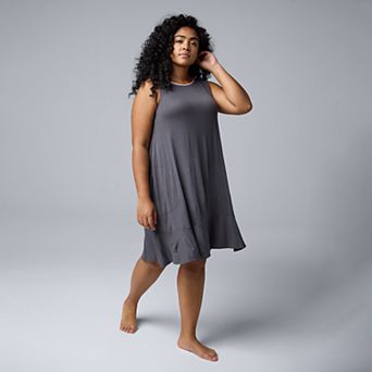 Plus Size Simply Vera Vera Wang Sleeveless Pajama Chemise