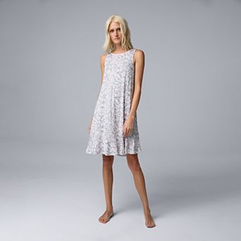Women's Simply Vera Vera Wang Sleeveless Pajama Chemise