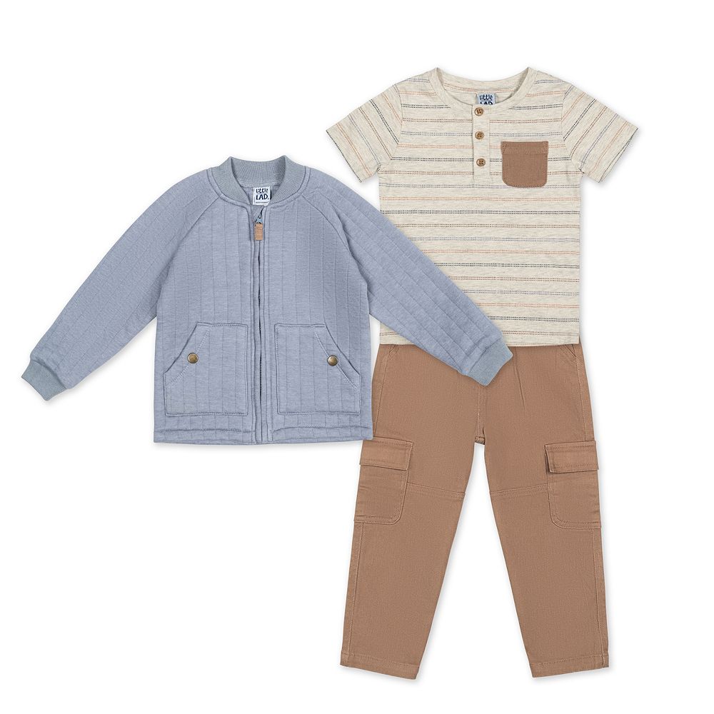 Toddler Boys' Lantern Print T-Shirt and Pants Set - Cilantro / Carhartt Brown main image 0