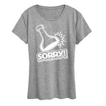 Women's Sorry Game Piece Graphic Tee by Hasbro