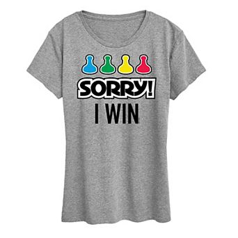 Women's Sorry Sorry I Win Tee Graphic Tee by Hasbro
