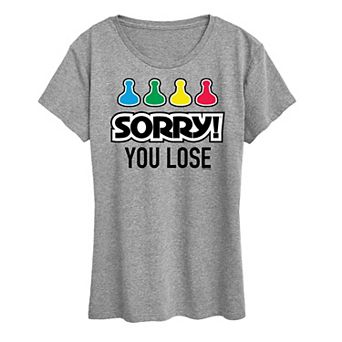 Women's Sorry You Lose Tee Graphic Tee by Hasbro