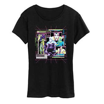 Disney Villain Women's Group Shot Graphic Tee