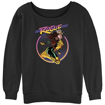 Juniors' X-Men Rogue Poster Graphic Slouchy Terry Pullover