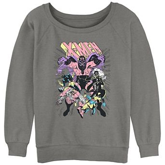 Juniors' X-Men Magneto Controls Graphic Slouchy Terry Pullover
