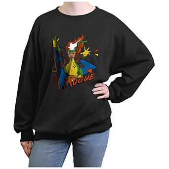 Juniors' X-Men Rogue 90s Style Graphic Fleece Pullover