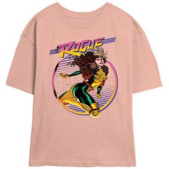 Juniors' X-Men Rogue Poster Skimmer Graphic Tee