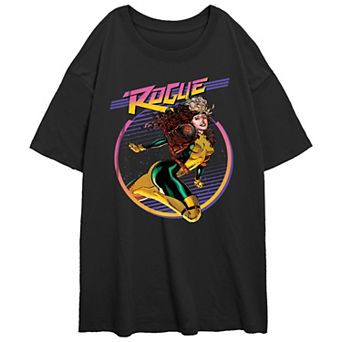 Juniors' X-Men Rogue Poster Oversized Graphic Tee