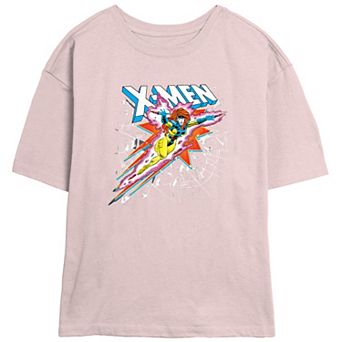 Juniors' X-Men Jean Grey Flying Powers Skimmer Graphic Tee