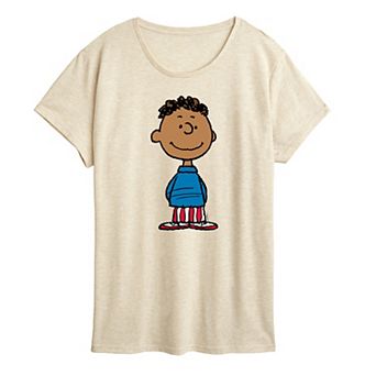 Women's Peanuts Franklin American Flag Graphic Tee
