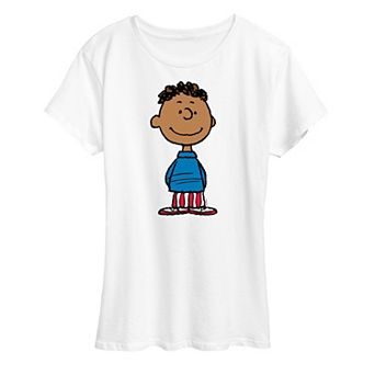 Women's Peanuts Franklin American Flag Graphic Tee
