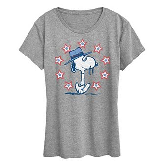 Women's Peanuts Spike Americana Graphic Tee