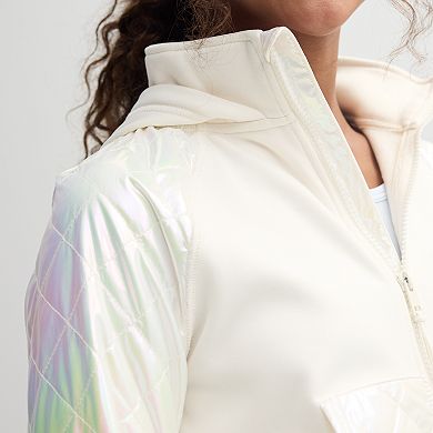 Girls 7-20 Tek Gear® Mixed Media Jacket