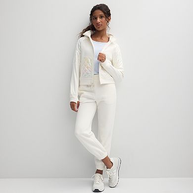 Girls 7-20 Tek Gear® Mixed Media Jacket