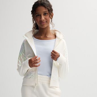 Girls 7-20 Tek Gear® Mixed Media Jacket