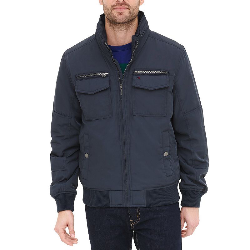 Tommy Hilfiger Men's Four-Pocket Unfilled Performance Bomber Jacket