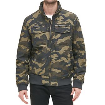 Big & Tall Tommy Hilfiger Midweight Water Resistant Performance Bomber Jacket