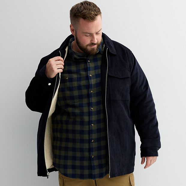 Corduroy jacket big and tall deals