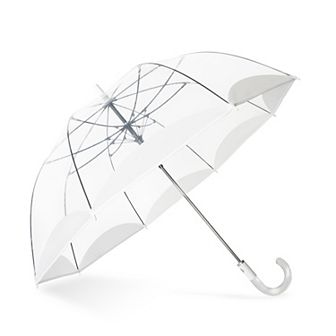 ShedRain Auto Open Colorful Trim Clear Bubble Umbrella