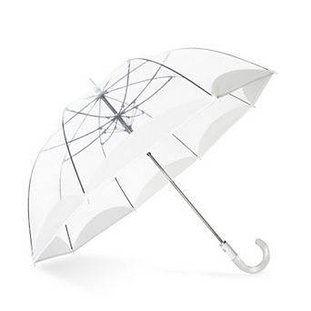 ShedRain Auto Open Colorful Trim Clear Bubble Umbrella