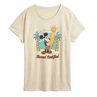 Disney's Mickey Mouse Women's Board Certified Graphic Tee