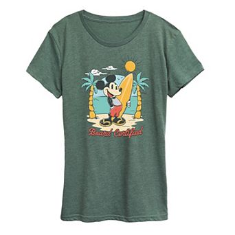 Disney's Mickey Mouse Women's Board Certified Graphic Tee
