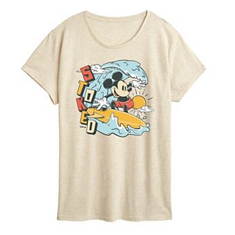 Disney's Mickey Mouse Women's Stoked Graphic Tee