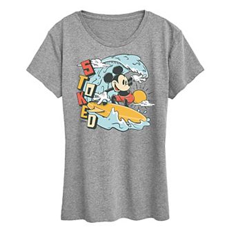Disney's Mickey Mouse Women's Stoked Graphic Tee