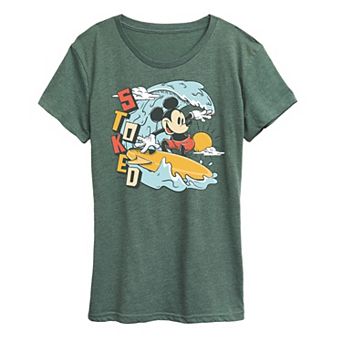 Disney's Mickey Mouse Women's Stoked Graphic Tee