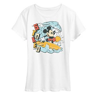 Disney's Mickey Mouse Women's Stoked Graphic Tee