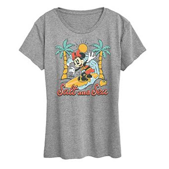 Disney's Minnie Mouse Women's Salt and Sea Graphic Tee