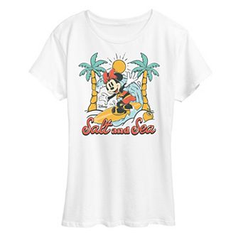Disney's Minnie Mouse Women's Salt and Sea Graphic Tee