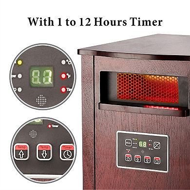 Optimus Infrared Quartz Heater with Remote