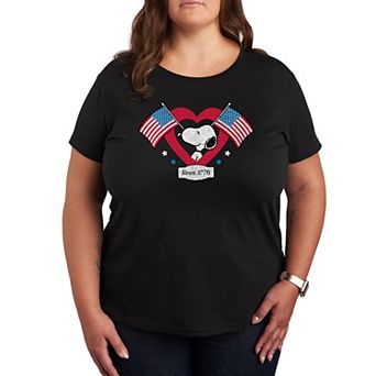 Plus Peanuts Snoopy Since 1776 Graphic Tee