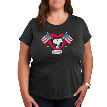 Plus Peanuts Snoopy Since 1776 Graphic Tee