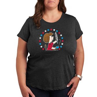 Plus Peanuts Patty Declaration Signer Graphic Tee
