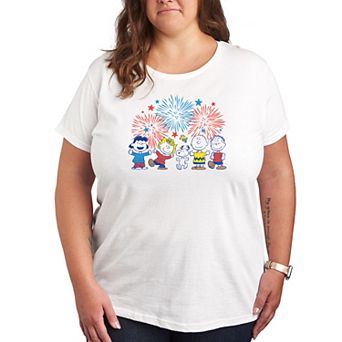 Plus Peanuts Fireworks Graphic Tee